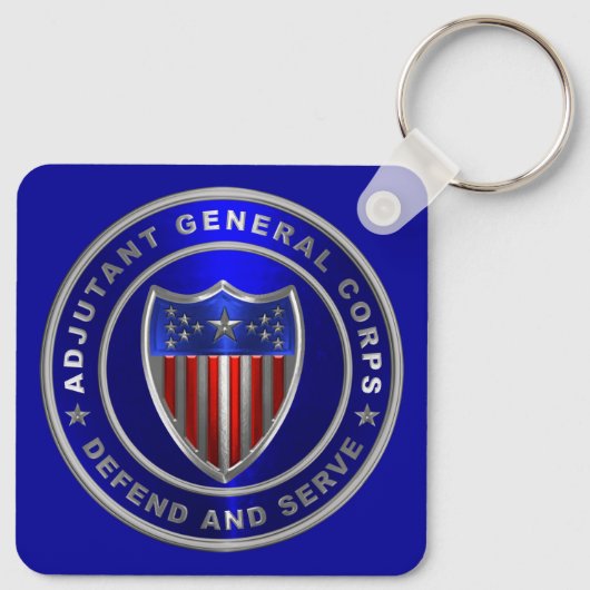 Porte-clés Corps général Adjutant (Dos)