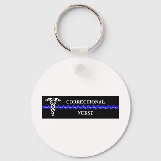 Porte-clés Corrections rectangle de soins infirmiers (Recto)
