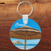 Porte-clés Corsica Calvi Citadelle et Plage Souvenir (Verso)