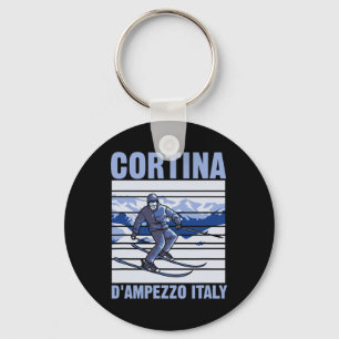 Porte-clés Cortina D'ampezzo Italie Ski