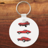 Porte-clés Corvette C2 1967 (Recto)