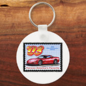 Porte-clés Corvette du 50e anniversaire 2003 (Recto)