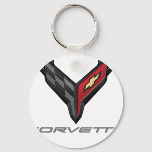 Porte-clés corvette logo 3 (Recto)