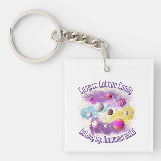 Porte-clés Cosmic Cotton Bonbon Galaxy (Devant)