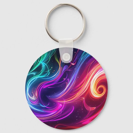 Porte-clés Cosmic Flowing Swirls (Recto)