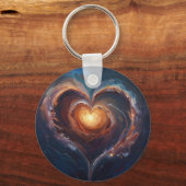 Porte-clés Cosmic Heart Galaxy Love Art – Universe Romance  (Recto)
