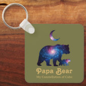 Porte-clés Cosmic Papa Bear & Cub (Recto)
