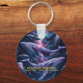 Porte-clés Cosmic Whale Galaxy Ocean (Recto)