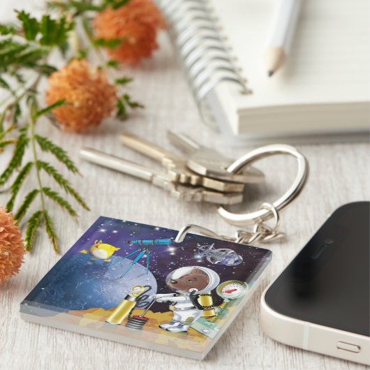 Porte-clés cosmos (Devant Droit)