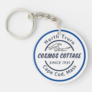 Porte-clés Cosmos Cottage Porte - clé avec logo et photo
