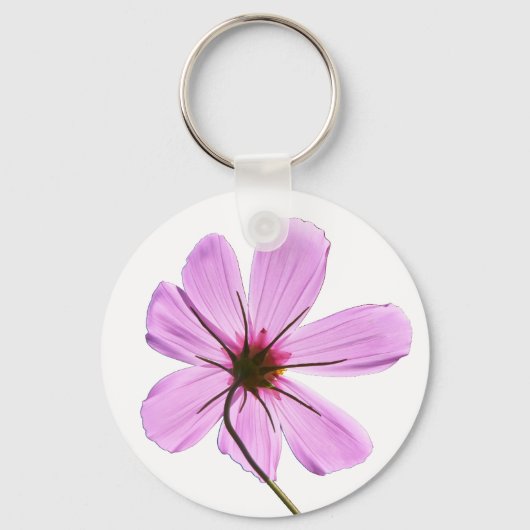 Porte-clés Cosmos roses (Recto)