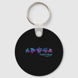 Porte-clés Costa Maya Beach Design _ Cadeau de tortue tribale