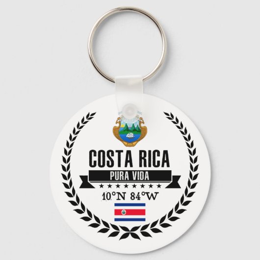 Porte-clés Costa Rica (Recto)
