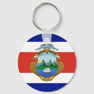 Porte-clés Costa Rica (armoiries/drapeau)