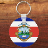Porte-clés Costa Rica (armoiries/drapeau) (Recto)