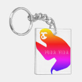 Porte-clés Costa Rica Pura Vida Sloth (Devant gauche)