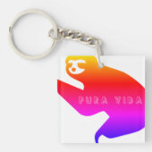 Porte-clés Costa Rica Pura Vida Sloth (Devant)