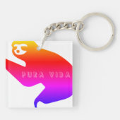Porte-clés Costa Rica Pura Vida Sloth (Dos)