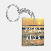 Porte-clés Costa Rica Pura Vida Sunset Souvenir (Devant gauche)