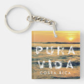 Porte-clés Costa Rica Pura Vida Sunset Souvenir (Devant)