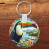 Porte-clés Costa Rica Toucans, Pura Vida (Recto)