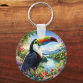 Porte-clés Costa Rica Toucans, Pura Vida (Verso)