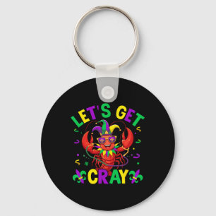 Porte-clés Costume Amusant Crawfish Obtient Cray Cray Mardi G