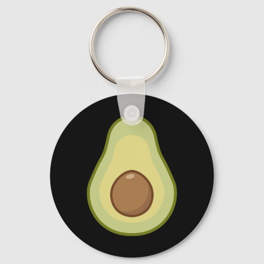 Porte-clés Costume Avocado - Halloween Vegan (Recto)