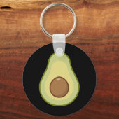 Porte-clés Costume Avocado - Halloween Vegan (Recto)