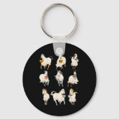 Porte-clés Costume Citrouille Halloween Horse Ghost Boo Pour (Recto)