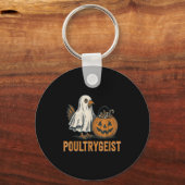 Porte-clés Costume Citrouille Poultrygeist Chicken Ghost Hall (Recto)