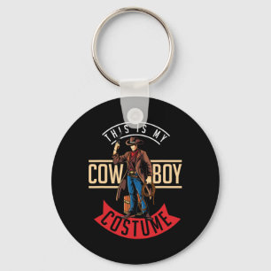 Porte-clés Costume Cowboy Halloween idée cadeau Occidentale C