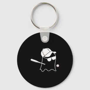 Porte-clés Costume de baseball de fantôme Halloween drôle de