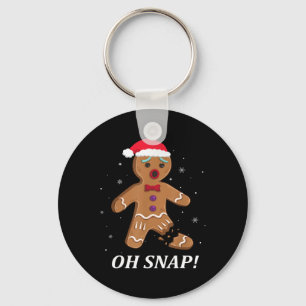 Porte-clés Costume de Biscuit de Noël Homme en Pain d'Épices