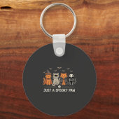 Porte-clés Costume de chat Halloween Spooky Paw Vector Design (Recto)