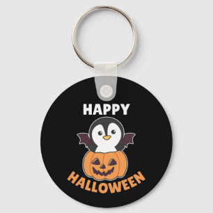 Porte-clés Costume de chaume Citrouille d'Halloween Penguin H