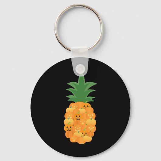 Porte-clés Costume De Fun Citrouille Pour Amateur D'Ananas (Recto)
