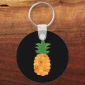 Porte-clés Costume De Fun Citrouille Pour Amateur D'Ananas (Recto)