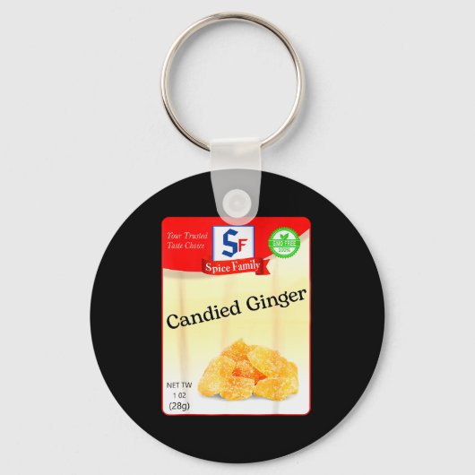 Porte-clés Costume de groupe de vacances de condiment de ging (Recto)