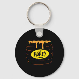 Porte-clés Costume de pot de miel amusant doux Halloween Homm