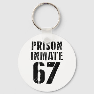 Porte-clés Costume de Prisonnier 67 pour Halloween Mème de Pr