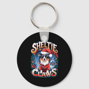 Porte-clés Costume de propriétaire de Shetland Sheepdog Shelt