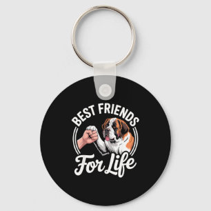 Porte-clés Costume de Saint-Bernard Cool pour hommes femmes S
