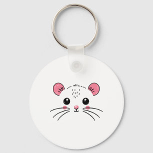 Porte-clés Costume de visage souris fille garçon Anniversaire