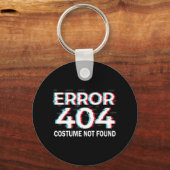 Porte-clés Costume d'erreur introuvable amusant Programmeur H (Recto)