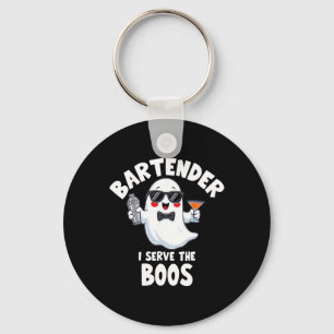 Porte-clés Costume D'Halloween Bartender I Sert Les Boos Men