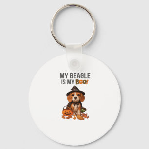 Porte-clés Costume d'Halloween beagle Mon Beagle est Mon Chie