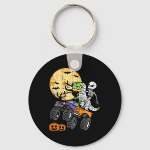 Porte-clés Costume d'Halloween de camion monstre Dino squelet