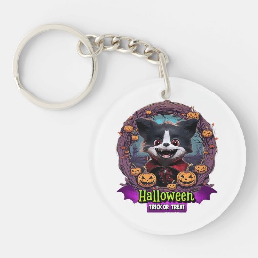 Porte-clés Costume d'Halloween pour chiots (Devant)