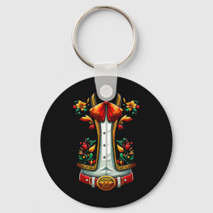 Porte-clés Costume Mexicain Pour Cinco De Mayo Mariachi Charr